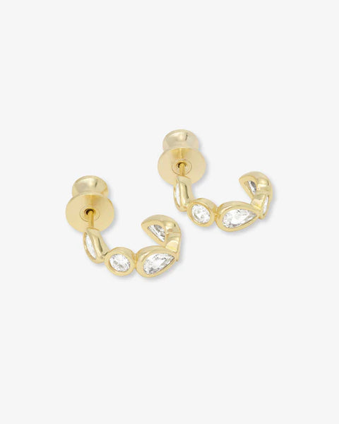Isla Huggies Gold|White Diamondettes