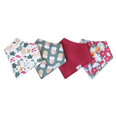 Baby Bandana Bib Set in Ivy