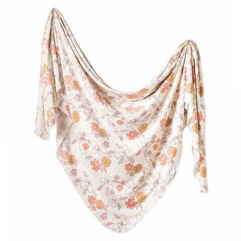 Knit Swaddle Blanket in Ferra