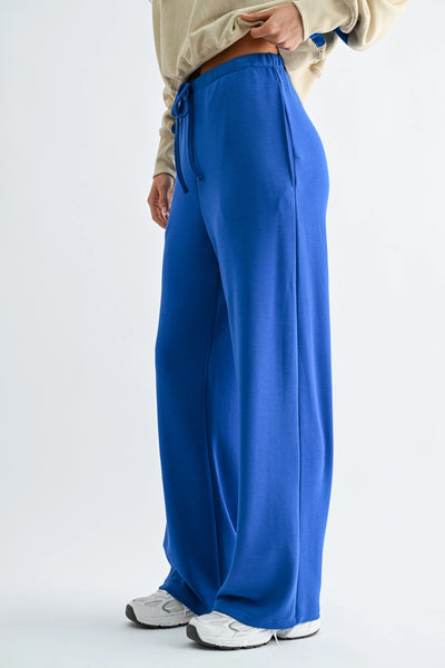 Laguna Dune Hoodie Set with Pants: DEEP INDIGO - Lulu Bella Boutique