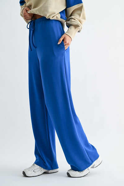 Laguna Dune Hoodie Set with Pants: DEEP INDIGO - Lulu Bella Boutique