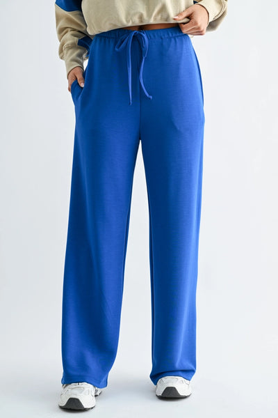 Laguna Dune Hoodie Set with Pants: DEEP INDIGO - Lulu Bella Boutique