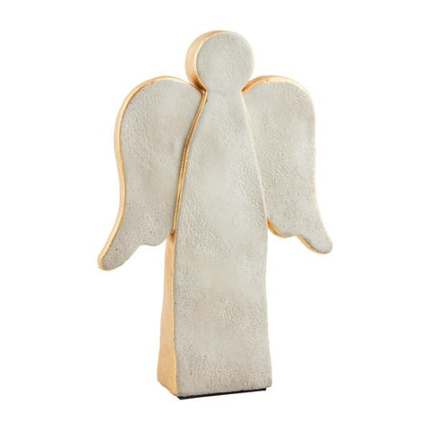 Large Gold Concrete Angel