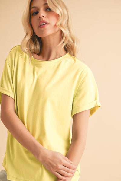 Mali Baby Tee Short Sleeve Top - Lulu Bella Boutique