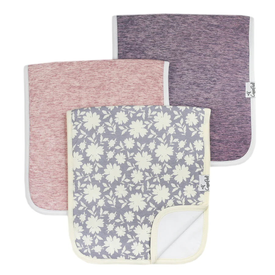 Premium Burp Cloth Set in Lacie