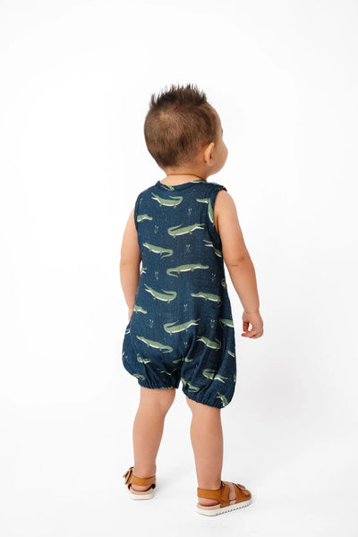 Snap Romper in Lyle