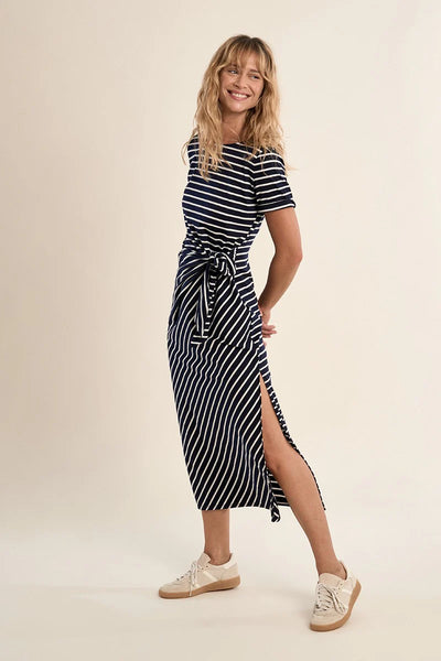 Bow Waist Maxi Dress - Lulu Bella Boutique