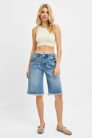 Tummy Control Mid Rise Fit Bermuda