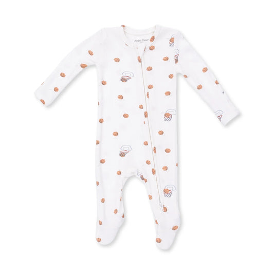 Mini Basketballs  2 Way Zipper Footie