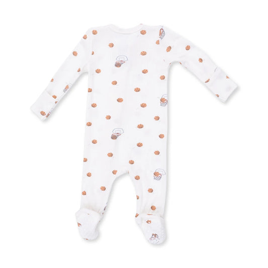 Mini Basketballs  2 Way Zipper Footie