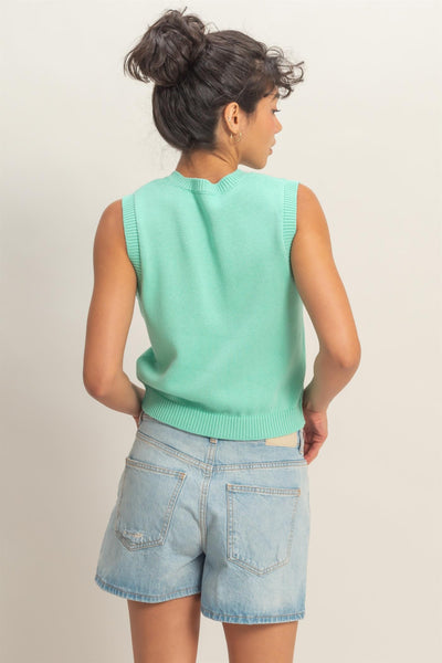 Button Up Sleeveless Cardigan - Lulu Bella Boutique