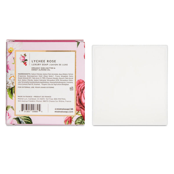 Luxe Square Bar Soap Lychee Rose - Lulu Bella Boutique