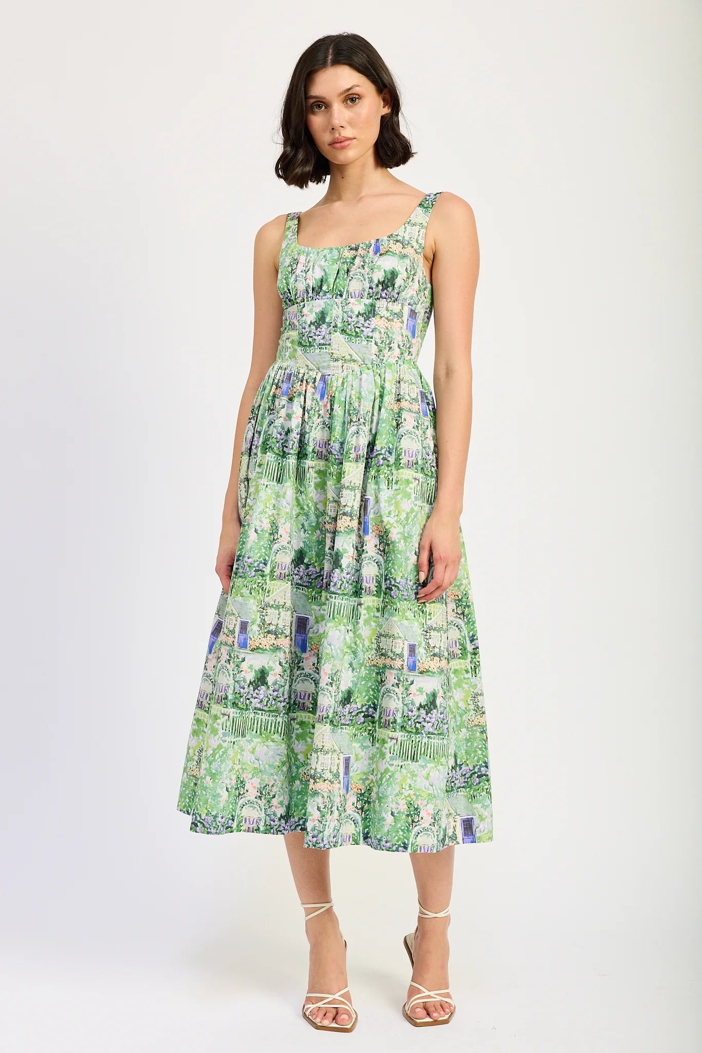 molly midi dress Molly Polka Dot Midi Dress L