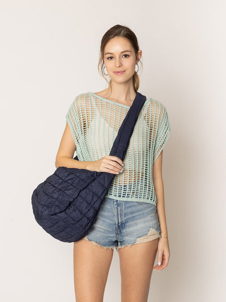 Cora Quilted Puffer Tote