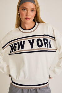 New York Knit Crew Sweater