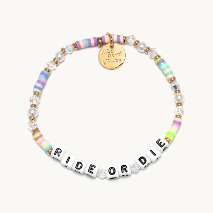 Ride Or Die Bracelet in Soft Serve