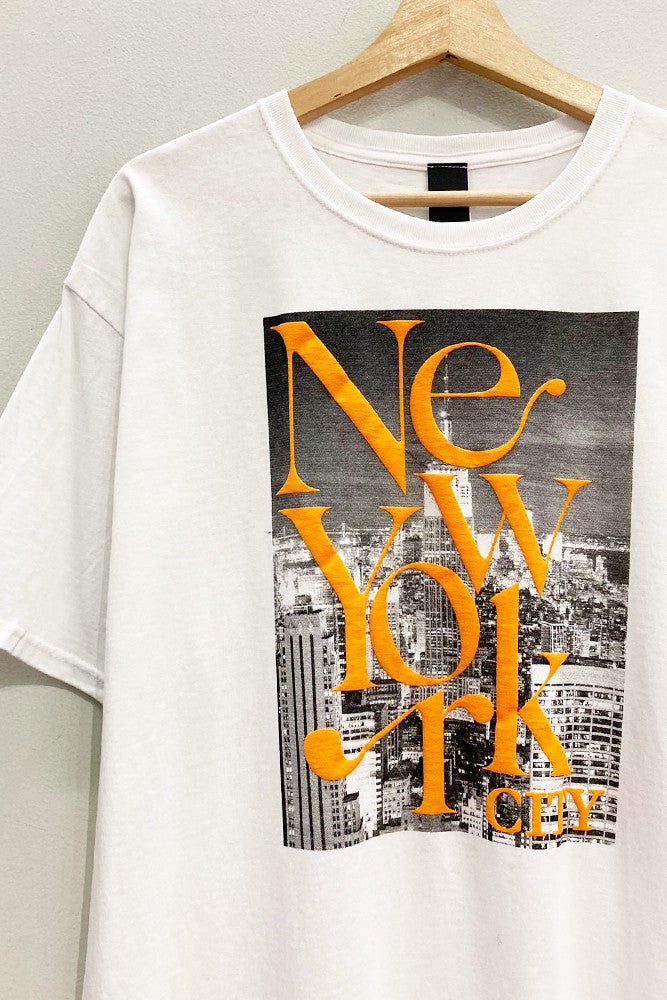 New York Puff Paint Tee - Lulu Bella Boutique
