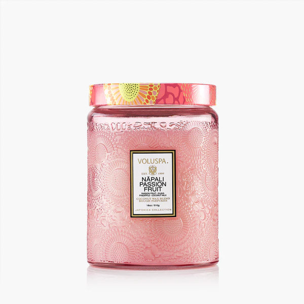 Nāpali Passion Fruit Large Jar Candle - Lulu Bella Boutique