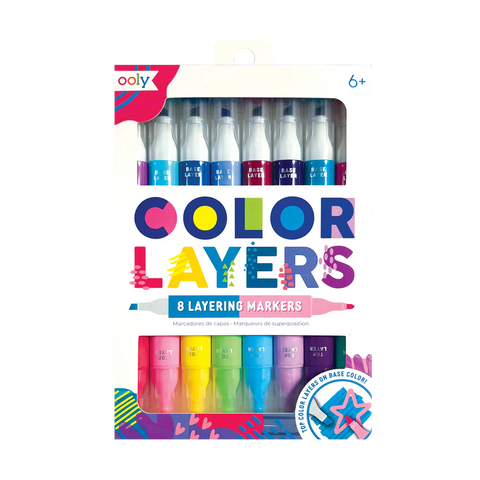 Color Layers Double Ended Layering Markers - Set of 8 - Lulu Bella Boutique