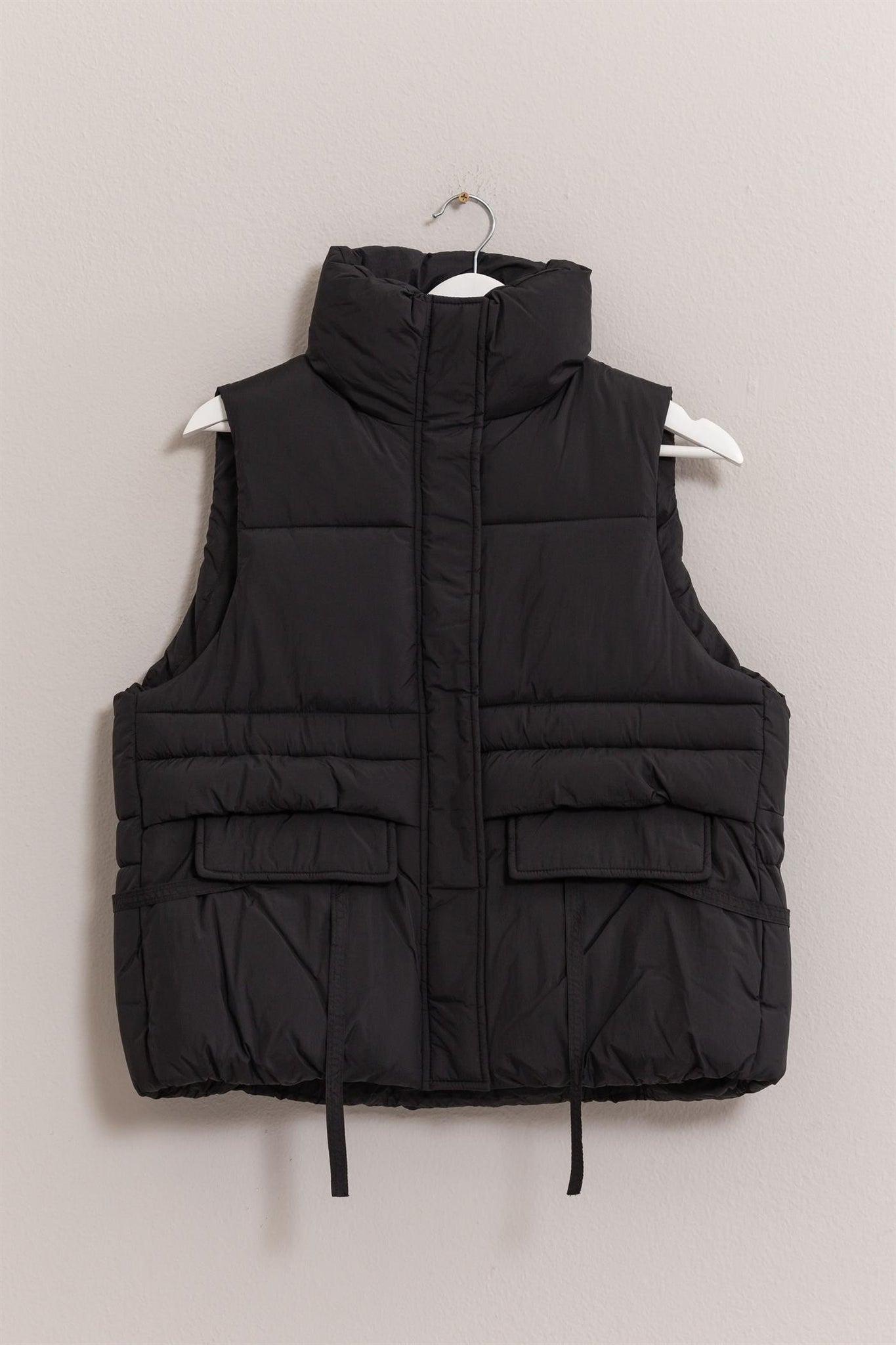 Placket Puffer Vest