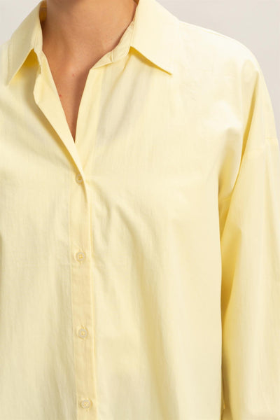 Button Down Poplin Shirt - Lulu Bella Boutique