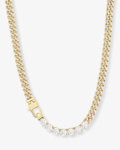 Pavé Julian Loves Diamonds Necklace Gold|White Diamondettes