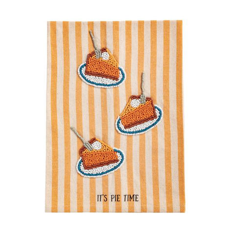 Pumpkin Pie Thanksgiving Towel - Lulu Bella Boutique