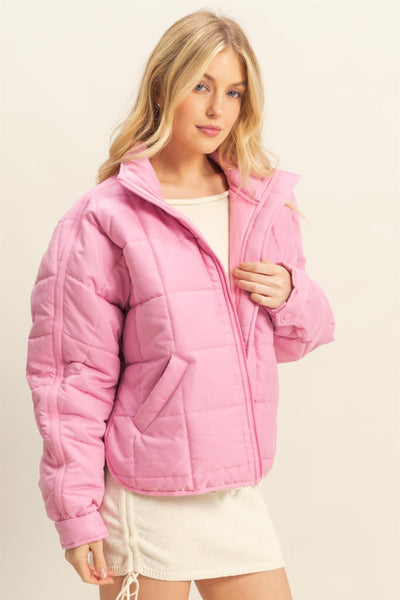 Everyday Cute Quilted Puffer Jacket