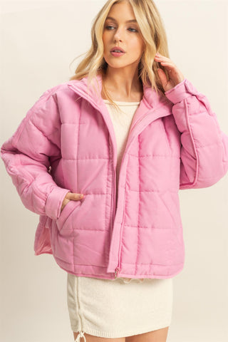Everyday Cute Quilted Puffer Jacket