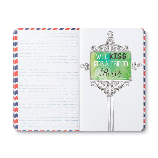 "Paris is always a good idea." —Audrey Hepburn Softcover Journal - Lulu Bella Boutique