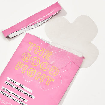 The Good Fight Clear Skin Mini Sheet Mask | Moodmask - Lulu Bella Boutique