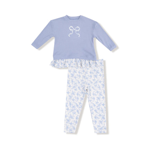 Romi Floral  Pull Over with Leggings Set