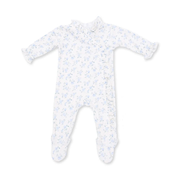 Rose Briar  Kimono Ruffle Snap Footie