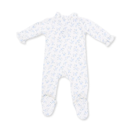 Rose Briar  Kimono Ruffle Snap Footie
