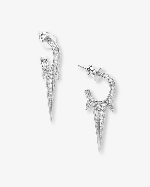 Gabriella Pavé Triple Spike Earrings - Lulu Bella Boutique