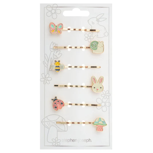 Bunny Enamel Hair Pins - Lulu Bella Boutique