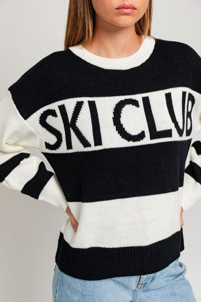 Ski Club Knit Sweater