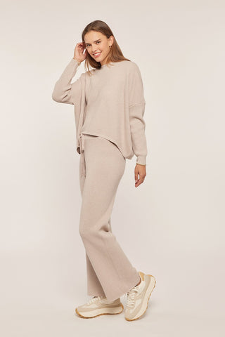 Waffle Textured Sweater Set - Lulu Bella Boutique