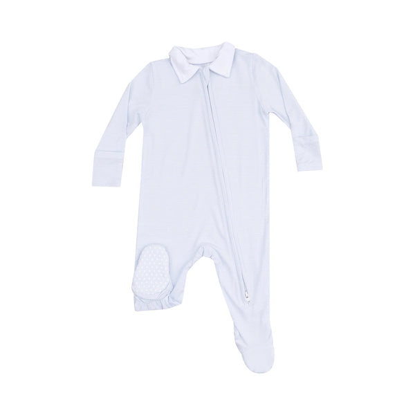 Polo 2 Way Zipper Footie - Lulu Bella Boutique