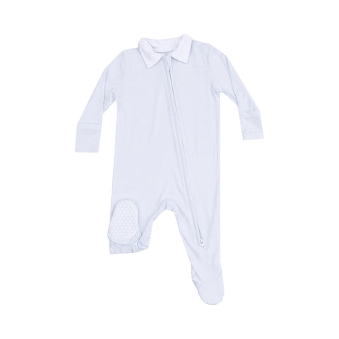 Polo 2 Way Zipper Footie - Lulu Bella Boutique
