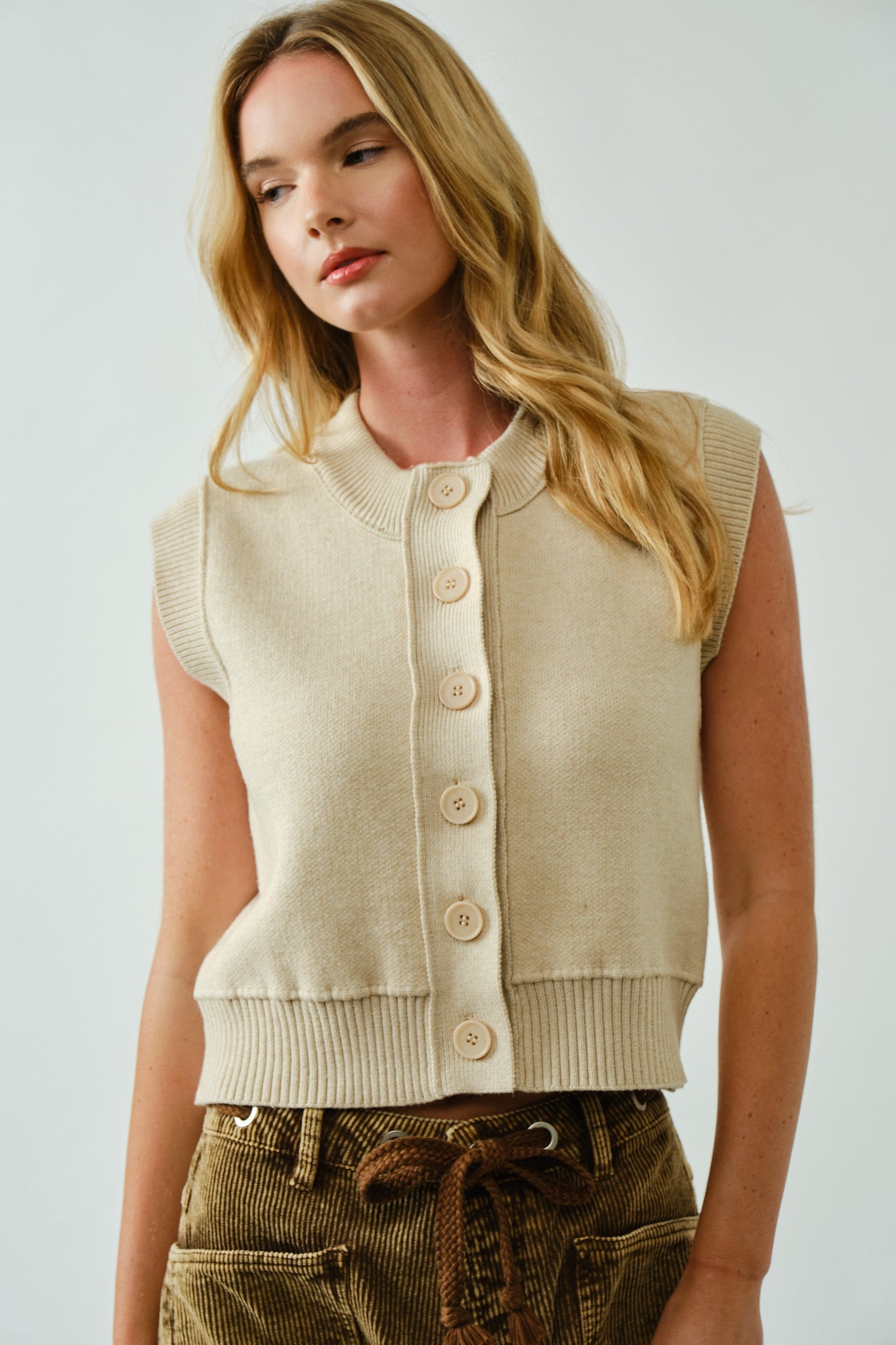 Super Soft Basic Vest Cardigan
