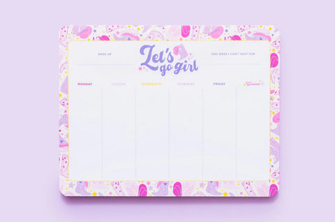 Let's Go Girl Weekly Planner