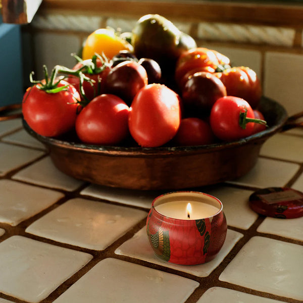 Tomato Trellis Mini Tin Candle