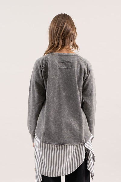 Long Sleeve Henley Top