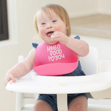 "Hello Food I Love You" Wonder Bib