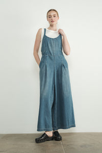 Wide Leg Denim Overall