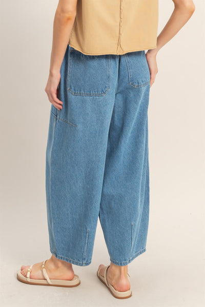 Wide Pants With Oversize Pockets
