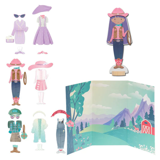 World Traveler Magnetic Dress Up Doll - Lulu Bella Boutique