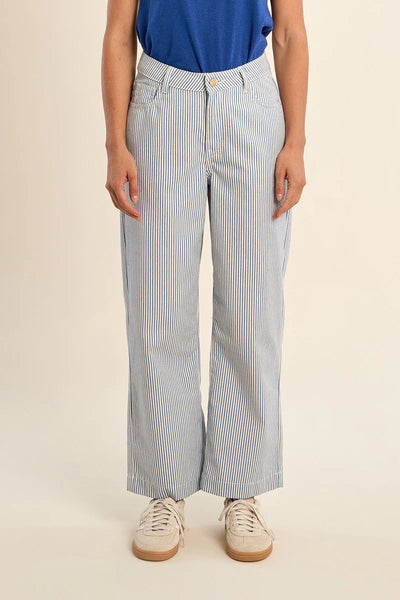 Striped Woven Pants - Lulu Bella Boutique