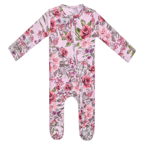 Zip-up Footie Pajamas in Deborah